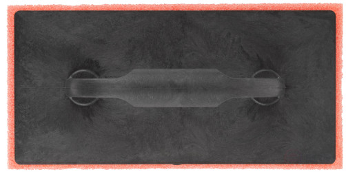 Grater 280x140 mm with a hard sponge pad of 20 mm