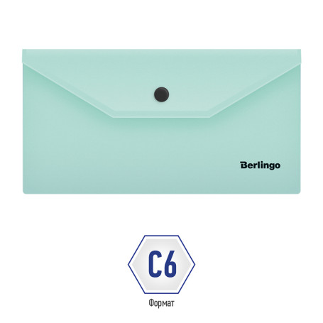 Envelope folder on the Berlingo "Instinct" button C6, 180 microns, mint