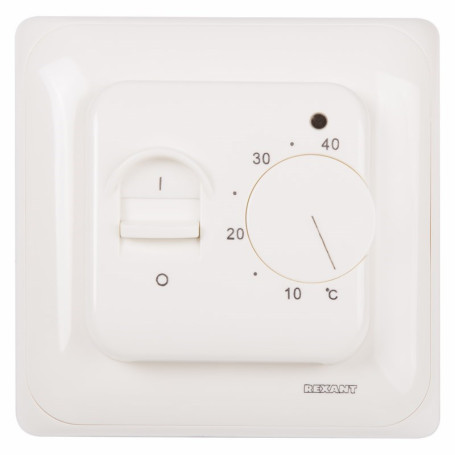 Mechanical thermostat with floor temperature sensor (R70XT) (3500 W) beige REXANT
