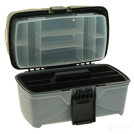 Ящик универсальный ER-10333 с контейнером, лотком и 2 органайзерами на крышке 295х170х190 мм ЭВРИКА /1/3