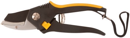 Pruner "Lux", cutting edges butt to anvil, Teflon.coating of blades, rubbers.handles 200 mm