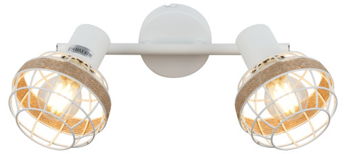 Rivoli Anselma 7034-702 spot wall and ceiling lamp 2 x E14 40 W rotary