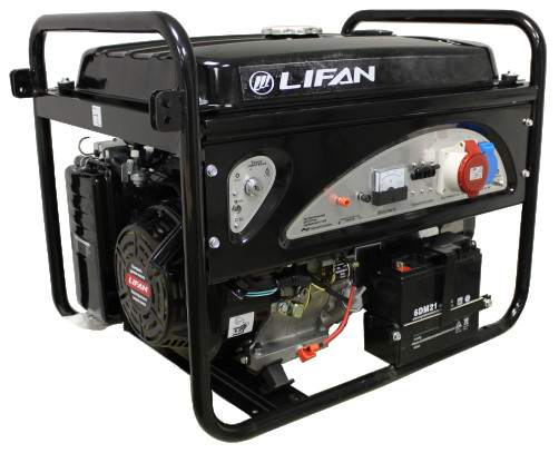 LIFAN 7000E3 gasoline generator (6/6.5 kW)