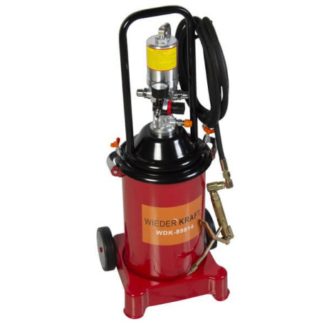 Solid gas supercharger with pneumatic drive WDK-89814