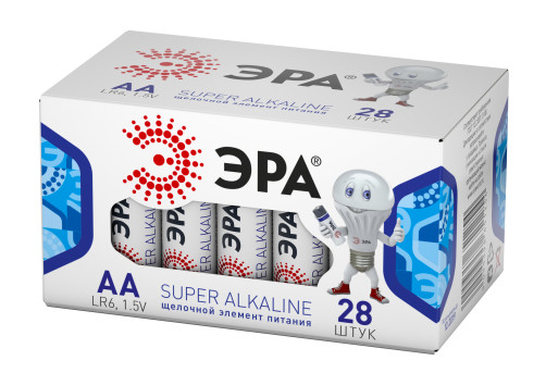 Батарейки ЭРА LR6-28 box SUPER Alkaline