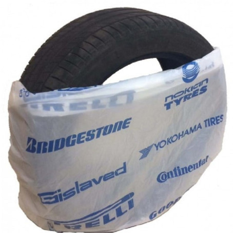 Packages for tires with logos of 100 pcs (up to the 22nd radius)