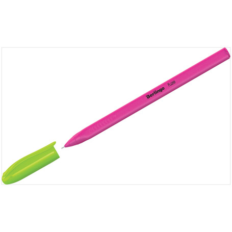 Berlingo ballpoint pen "Triangle Fuze Stick" blue, 0.5 mm, assorted case