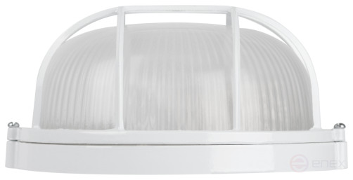 Lamp ERA NBP 03-60-002 Aquatermo aluminum/glass grille IP54 E27 max 60W D176 circle white