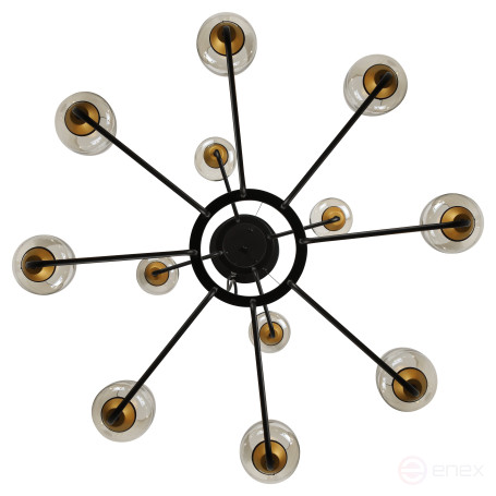 Люстра Rivoli Gera 4065-212 12 х E27 40 Вт дизайн