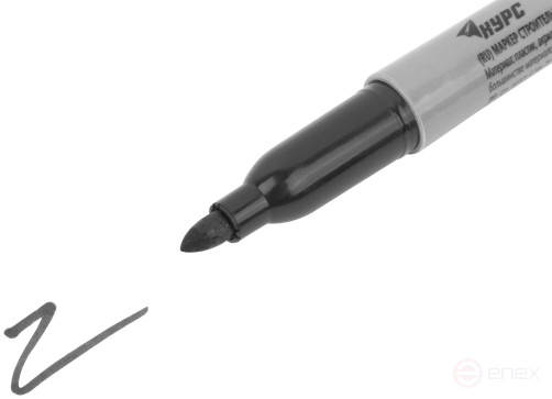 Маркер строительный перманентный, черный