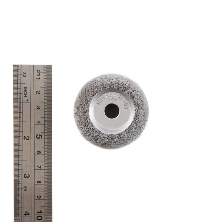 NS102 Rough hemisphere, Ø50.8x19mm, AH 9.5mm, 170 Grit