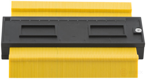 Marking template for tiles, plastic 125x100 mm