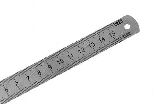 Steel measuring ruler 150mm CHEESE