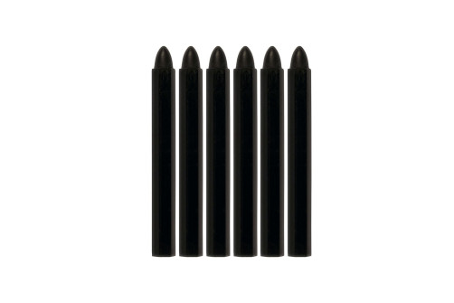 Set of wax pencils 6 pcs. black