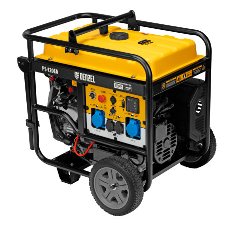 Gasoline generator PS-120EA, 12 kW,230 V, 40 L, ATS connector,electric start Denzel