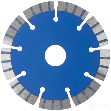 Диск отрезной алмазный турбо-сегментный, 115 x 2,0 x 10 x 22.2 мм