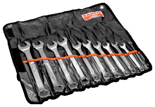 Set of combined inch wrenches, 11 pcs