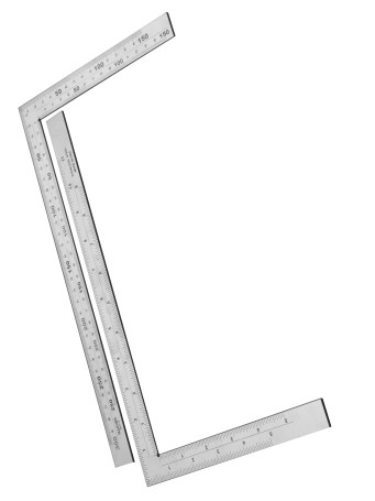 Stainless steel square 150x300 mm// HARDEN