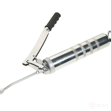 Шприц плунжерный для смазки со стальной трубкой и насадкой 400 мл.(усиленная конструкция) , давление 482 bar ЭВРИКА 1/10