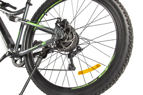 Велогибрид Eltreco Walter Черно-зеленый-2502