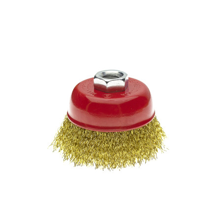 Кордщетка для УШМ, чашеобразная мягкая, 75мм, М14, ЧЕГЛОК (100)