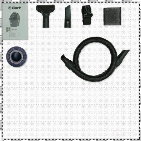 Пылесос для сухой и влажной уборки BORT BSS-1212