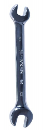 Ключ гаечный рожковый двусторонний 19х22