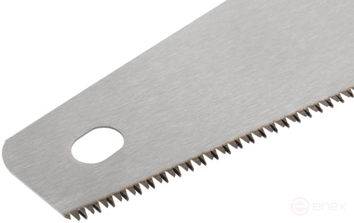 Ножовка по дереву, мелкий каленый зуб 12 ТPI, 3D заточка, 3К пласт.прорезиненная ручка, Профи 400 мм