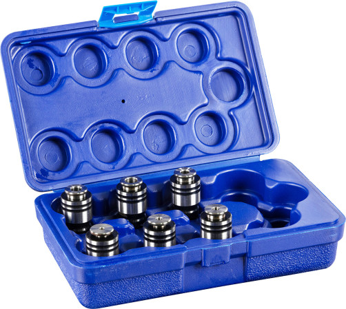 Set of threading heads for manipulator ETM-12/PTM-12, GTS12, ISO 529, M3-M12, 6 pcs.