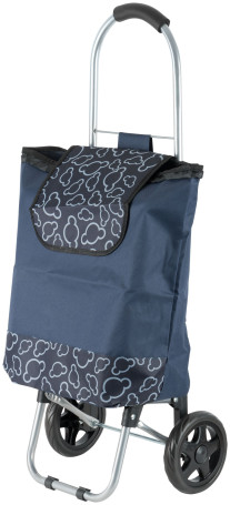 Shopping cart with a bag, load 30 kg