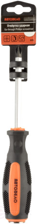 Phillips screwdriver "Avtodor" PH3x250mm (reinforced) kv rod (39425)