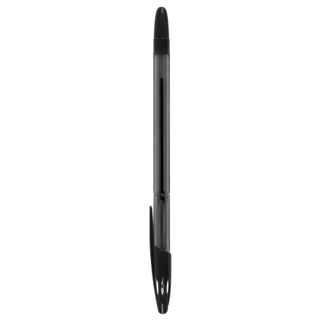 Ballpoint pen STAMM "555" black, 0.7mm, tinted case