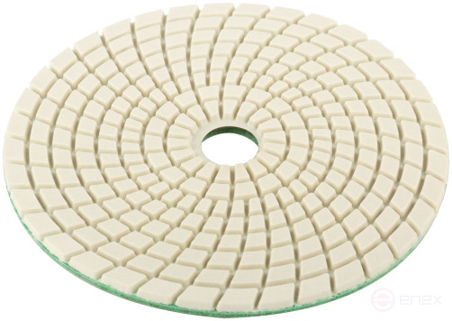 Diamond flexible grinding wheel AGSHK (Velcro), wet grinding, 125 mm, P 800