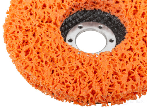 Polymer stripping disc 125 mm, orange, very hard