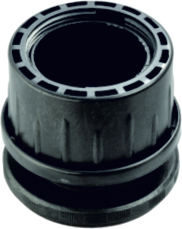 Заглушка на трубу d50, черный AKS