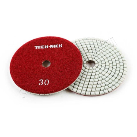 Diamond flexible grinding wheel TECH-NICK WHITE NEW, 100x2.5mm, P 30