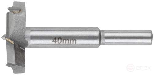 Forstner drill bit (milling cutter) with 40 mm carbide inserts