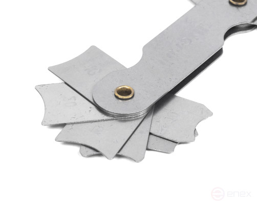 A set of Micron radius templates No. 2 (R 8-25mm) with calibration