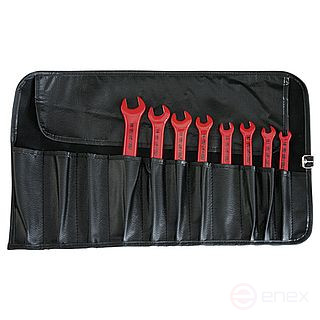Набор ключей с одним зевом VDE в сворачивающейся сумке