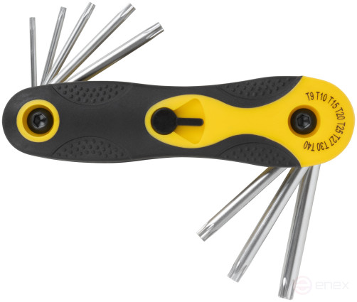 Ключи TORX CrV 8 шт. (T9-T40) складные