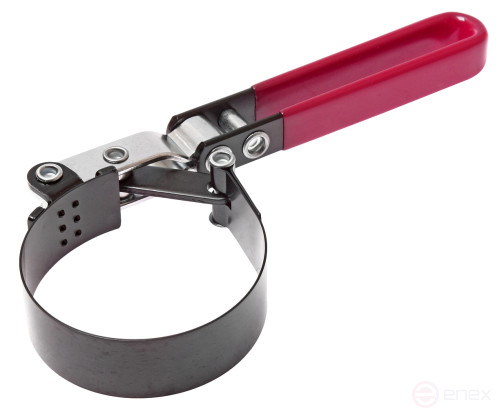 Съемник фильтров масляных 60-73мм стальная лента с поворачивающейся рукояткой JTC