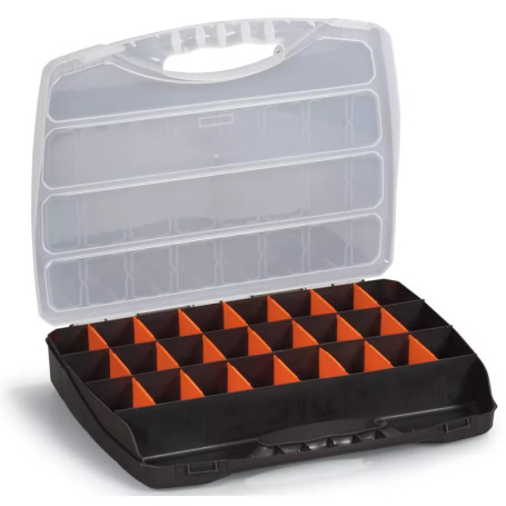 Plastic organizer with DUEL handle changeable 24 compartments, PP.03