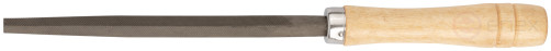 File, wooden handle, triangular 150 mm