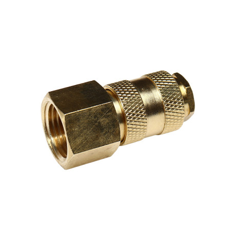 Быстроразъем пневматический ER-BSE1-4SF:с клапаном с внутренней резьбой 1/2" (латунь) ЭВРИКА /1/10