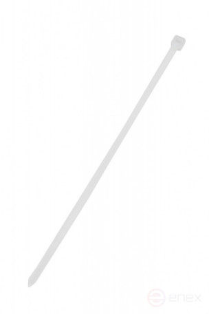 WRline WR-SHN-36-150W Стяжка-хомут 3,6х150 мм, кабельная нейлоновая 6,6, неразъемная, цвет белый (100шт)