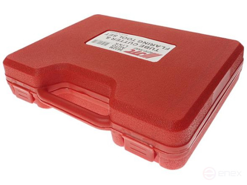 Tube flaring and cutting kit metric dimensions in a JTC case