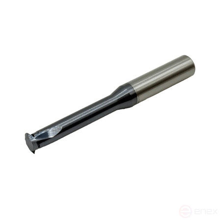 Single-entry carbide milling cutter M 8.0x1.25 (D5.9x24xD6x50x3T) on steel coated with TiXCo TORNERI T026169