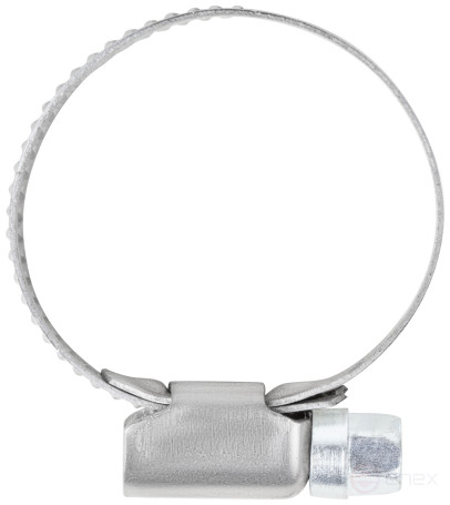 Хомут обжимной накатной, ширина 9 мм, нерж.сталь 23-35 мм