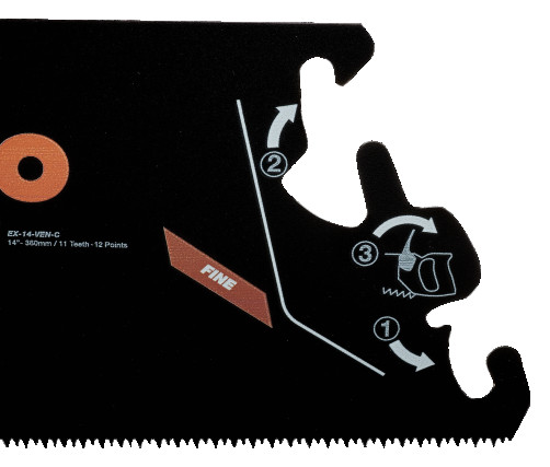 Полотно Superior сменное фанеропильное, 350 мм