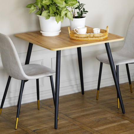 Опора меб. конусная h720 наклонная, черный AKS